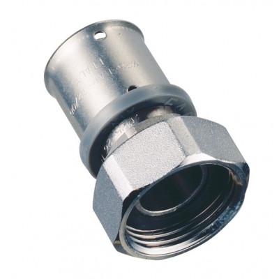 Пресс-переходник 20*2 с накид.гайкой 1/2" Пресс-переходник 20*2 с накид.гайкой 1/2"