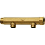 Коллектор 1 1/4" (НР-ВР) с 2 отв. 3/4" НР (межосев. 100 мм)