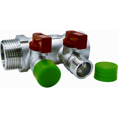 Коллектор с отсекающими шаровыми кранами 3 выхода 3/4" x 1/2" EU.ST3042135 3х34х12 (Арт.:EU.ST3042135 3х34х12) Коллектор с отсекающими шаровыми кранами 3 выхода 3/4" x 1/2" EU.ST3042135 3х34х12 (Арт.:EU.ST3042135 3х34х12)