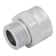 Корпус соеденителя KAN-Therm G 1/2 x G 1/2 верх никелированый