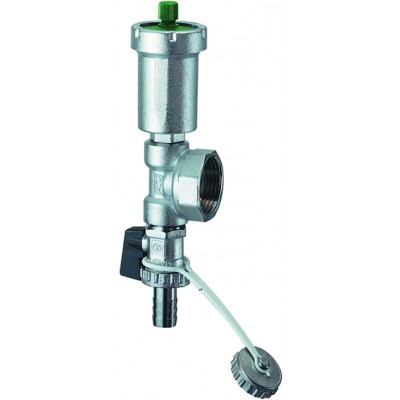 Хр.узел с воздухоотводчиком и сливн. кр. 1 1/2" ВР Хр.узел с воздухоотводчиком и сливн. кр. 1 1/2" ВР