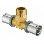 Пресс-тройник 20*2 x 1/2"НР х 20*2 лат.(аналог 59132001)