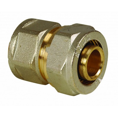 Соединитель обжимной с переходом на внутреннюю резьбу 26х3/4" (Арт.:EU.MY6502 26x34) Соединитель обжимной с переходом на внутреннюю резьбу 26х3/4" (Арт.:EU.MY6502 26x34)