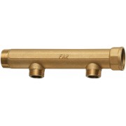 Коллектор 2 (ВР-НР) с 2 отв. 1 НР (межосев. 100 мм)