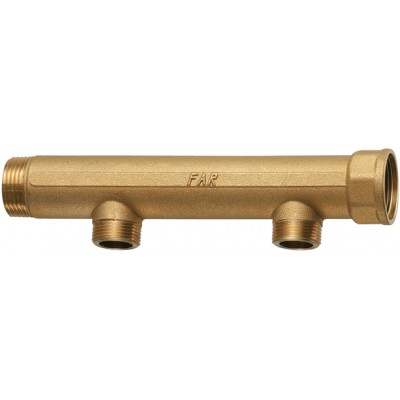 Коллектор 2 (ВР-НР) с 2 отв. 1 НР (межосев. 100 мм) Коллектор 2 (ВР-НР) с 2 отв. 1 НР (межосев. 100 мм)