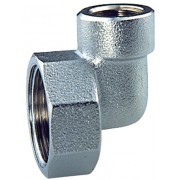 Переходник угловой, хром., 3/4"ВР X 1/4"ВР