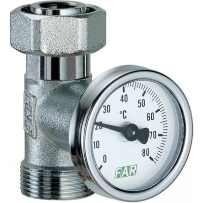 Хр. вставка М24х19 с термометром(0-80С) Хр. вставка М24х19 с термометром(0-80С)