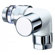 Трехосев.зап.вентиль правосторонний TOPline, 1/2" гайка М24х19(бел/серебро)/Замена на FL 0131 12P/