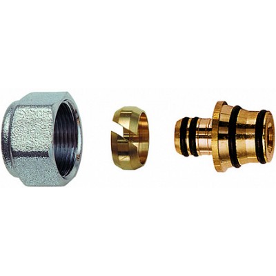 Концовка для м/п труб 16,2х2,6 с накидной гайкой М24х19 Концовка для м/п труб 16,2х2,6 с накидной гайкой М24х19