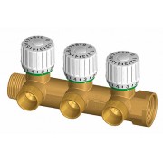 Коллектор балансировочный с преднастройкой, 1", отв. 4шт.М24х19