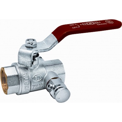 Кран шаровой Grand c дренажём 1" ВР-ВР ручка - усиленный рычаг (Арт.:EU.ST1016052 1) Кран шаровой Grand c дренажём 1" ВР-ВР ручка - усиленный рычаг (Арт.:EU.ST1016052 1)