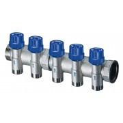 Терморег. коллектор 1" на 7 отв. 1/2' EUROKONUS