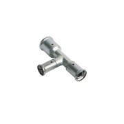 Тройник переходный уменьшенный с двух сторон, латунь пресс, 26x20x20