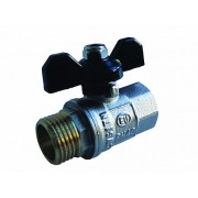 Кран шаровой Comfort (ручка-бабочка) 1" внутренняя - наружная резьба EU.SD8004100 1 (Арт.:EU.SD8004100 1)