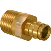 Q&E ШТУЦЕР С НАРУЖНОЙ РЕЗЬБОЙ DR-ЛАТУНЬ 40-R1 1/4"НР '2Ф