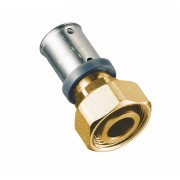 Пресс-переходник 16*2 с накид. гайкой 24x 19 (м.р.) лат.(аналог 59151601)