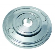 Серебристая пластиковая розетка D=16 мм