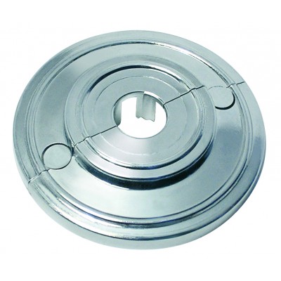 Серебристая пластиковая розетка D=16 мм Серебристая пластиковая розетка D=16 мм