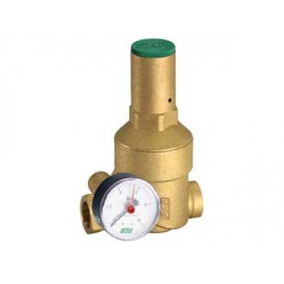 Редуктор латун. 1" (ВР), с манометром Редуктор латун. 1" (ВР), с манометром