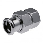 Соединитель разъемный с внутр. резьбой press, KAN-therm Steel/Steel Sprinkler - 22xR3/4"