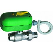 2-х ход. зон. шар.кран с серв. и ручн. деблок. 220 В, 1", НР-ВР