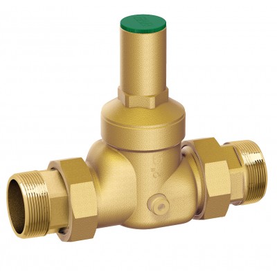 Редуктор лат. 1 1/2" (НР-НР), без манометра Редуктор лат. 1 1/2" (НР-НР), без манометра