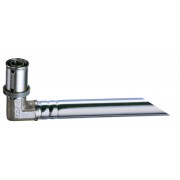 Пресс-уголок 20х2 с хром.труб.(L = 24 см, 15мм) для подключения к радиатору лат.(аналог 5920200124)