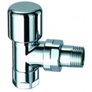 Угл.термовентиль 1/2" гайка М24х19 TopLine (серебро)/Замена на FL 0108 12P/