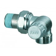 Вентиль запорный трехосевой правосторонний 1/2" М24х19