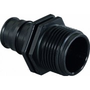 Q&E ШТУЦЕР С НАРУЖНОЙ РЕЗЬБОЙ 16-R3/4"НР '80И