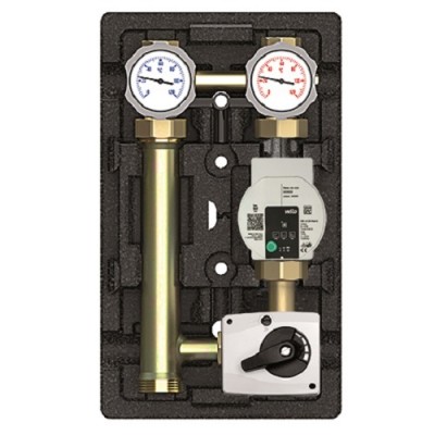 Комплект: насосная группа Поколение 8 MK 1", смесительная, без насоса, с сервоприводом, подача справ Комплект: насосная группа Поколение 8 MK 1", смесительная, без насоса, с сервоприводом, подача справ