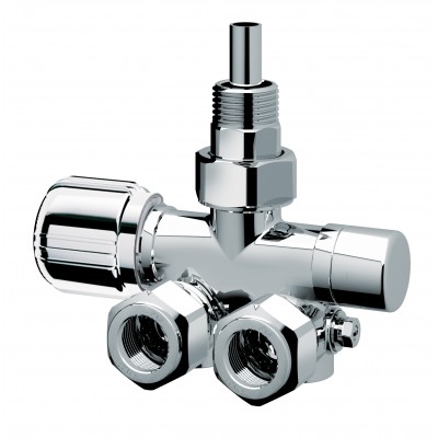 Узел правост. универс. с терм. и зап. вент 1/2", гайка М24х19 (сереб.)/аналог FL 0292 Узел правост. универс. с терм. и зап. вент 1/2", гайка М24х19 (сереб.)/аналог FL 0292