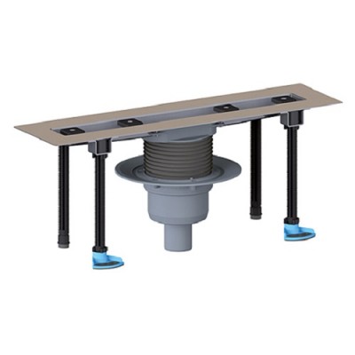 Плоский душевой лоток HL 50FV.0/80 длиной 800 мм без решетки, выпуск вертикальный DN50, МОНТАЖНАЯ ВЫСОТА 31 мм Плоский душевой лоток HL 50FV.0/80 длиной 800 мм без решетки, выпуск вертикальный DN50, МОНТАЖНАЯ ВЫСОТА 31 мм