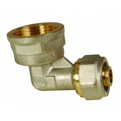 Угольник обжимной с переходом на внутреннюю резьбу 16х1/2" (Арт.:EU.MY6505 16x12) Угольник обжимной с переходом на внутреннюю резьбу 16х1/2" (Арт.:EU.MY6505 16x12)