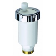 Прям. авт. клапан для вып. возд. 1/2" (бел/сереб.)