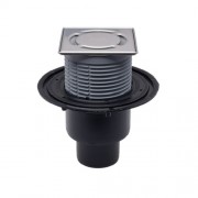 Трап с решеткой КЛИК-КЛАК, с "сухим" сифоном, с вертикальным выпуском DN50/75/110 HL 310NPr-3000