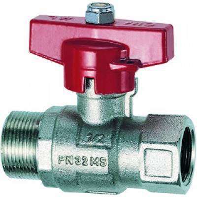 Полнопроходной. шар. кран 1/2"-М24х19 Полнопроходной. шар. кран 1/2"-М24х19