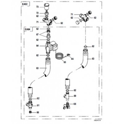 Комплект соединительных трубопроводных элементов котел DTG 130-водонагреватель BH 150 Комплект соединительных трубопроводных элементов котел DTG 130-водонагреватель BH 150