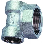 Тройник конц.хром. для коллекторов, 1 1/2"ВР х 1/2"ВР х 1/2"ВР