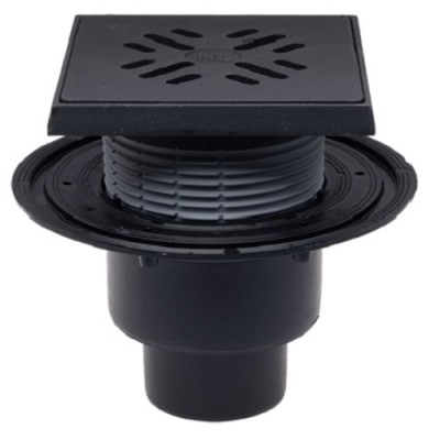 Трап с вертикальным выпуском DN50/75/110 c чугунной решеткой (1,5 т) HL 310NG Трап с вертикальным выпуском DN50/75/110 c чугунной решеткой (1,5 т) HL 310NG