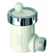Угл. авт. клапан для вып. возд. 1/2" (бел/сереб.)