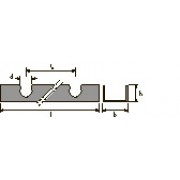 FIX ФИКСИРУЮЩИЙ ТРАК U-ПРОФИЛЬ 16ММ Ц/Ц25ММ, 2М '100В (замена на 1000018)