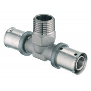 Пресс-тройник 20*2.5 x 3/4"НР х 20*2.5