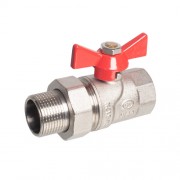 Кран шаровой с полусгоном (ручка-бабочка) 3/4" внутренняя - наружная резьба EU.YT1287040 34_k