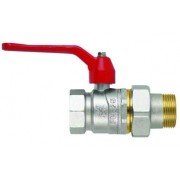 Кран шаров.PERFECTA , 1"(В-Американка), крас.рычаг