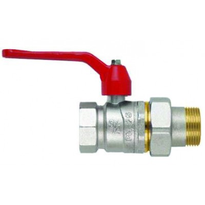 Кран шаров.PERFECTA , 1"(В-Американка), крас.рычаг Кран шаров.PERFECTA , 1"(В-Американка), крас.рычаг