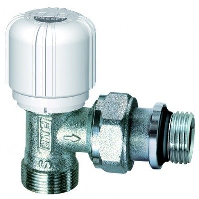 Вентиль термостатич. угловой с преднастройкой 1/2" М24х19, EPDM Вентиль термостатич. угловой с преднастройкой 1/2" М24х19, EPDM