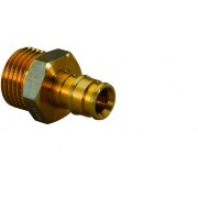 Q&E ШТУЦЕР С НАРУЖНОЙ РЕЗЬБОЙ 20-G1/2"НР '90Ф (старый аналог 1008739)