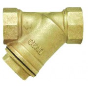 Угловой грязевик с фильтром из нерж. 1"