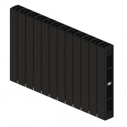 Радиатор биметаллический Rifar SUPReMO Ventil 350/14, правое подкл. (без H-образного узла) Антрацит